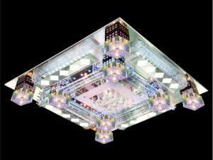 Hình ảnh đèn trang trí trần nhà thạch cao ML-8152 LED đổi màu độc đáo